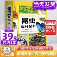 [醉染正版]精装硬壳彩图版昆虫百科全书6-12岁儿童自然百科全书绘本兵器植物动物地理恐龙科普类书籍少年儿童读物小学生一二