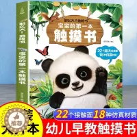 [醉染正版]宝宝的第一本触摸书 早教触摸书婴儿书感官刺激绘本 那么大地板书 1岁撕不烂立体儿童读物0到2岁3岁启蒙看图认