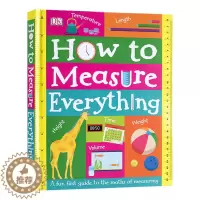 [醉染正版]如何巧量度 趣味数学量度立体绘本 How to Measure Everything 英文原版DK儿童英语启