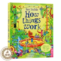 [醉染正版]See Inside How Things Work 英文原版 万物运转的秘密 偷偷看里面系列 Usborn