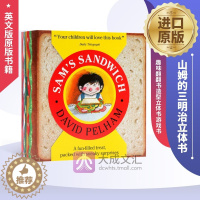 [醉染正版]Sam's sandwich 英文原版 山姆的三明治 英文版原版英语趣味翻翻书 造型立体书游戏书 创意绘本