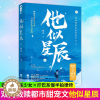 [醉染正版]正版 他似星辰 晚乔著 现代都市甜宠言情小说 双向救赎的甜宠都市文 直球系漫画少女VS拧巴系慢半拍律师