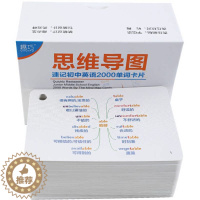 [醉染正版]初中生记背中考闪过手册人教初中英语单词汇总表格思维导图速记口袋书蝶变仁爱版小甘大全外研版3500词汇小本初一