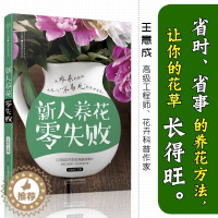 [醉染正版]新人养花零失败 养花书籍种花大全花书盆景图书大全花卉种植技术书花卉书籍养花图书大全四季养花卉养殖书籍