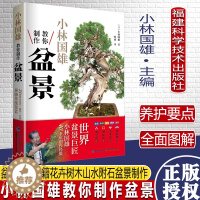 [醉染正版]小林国雄教你制作盆景 盆景制作书籍花卉树木山水附石盆景制作与养护技巧养花树木盆景造型设计栽培修剪技艺家庭园艺