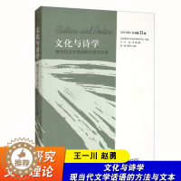 [醉染正版]文化与诗学 现当代文学话语的方法与文本 文学理论 文学评论与研究 华东师范大学出版社 王一川 赵勇
