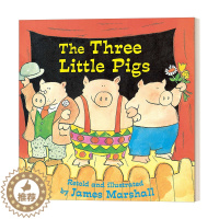 [醉染正版]英文原版 The Three Little Pigs 三只小猪 名家James Marshall 凯迪克大奖