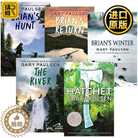[醉染正版]手斧男孩5册全套 英文原版小说 Hatchet 1-5纽伯瑞奖 一个小男孩和一把手斧的荒野生存 儿童文学Ga