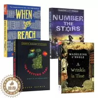 [醉染正版]英文原版小说 Newbery 纽伯瑞金奖小说4册 时间的皱折 当你到达我 数星星 威斯汀游戏 科幻推理原版少