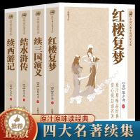 [醉染正版]四大名著续集经典文学全4册结水浒传红楼复梦续西游记续三国演义名著书籍 古典丛书长篇小说文集 中国古典文学名著