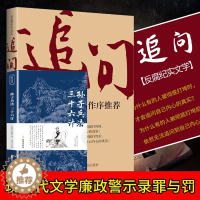 [醉染正版]2册追问丁捷狂飙姊妹篇+孙子兵法狂飙同款二月河推荐优惠反腐纪实文学现当代文学廉政警示录罪与罚HY