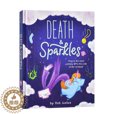 [醉染正版]死神与独角兽第一部 Death & Sparkles: Book 1 进口原版 英文成长励志漫画