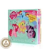 [醉染正版]英文绘本小马宝莉4册纸板 Little Pony ABC 123 colours shapes颜色形状启蒙m