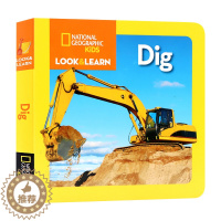 [醉染正版]英文原版 National Geographic Kids Look and Learn Dig 美国国家地