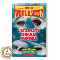 [醉染正版]学乐猜猜谁会赢 鲨鱼 图解百科 Ultimate Shark Rumble Who Would Win? 英
