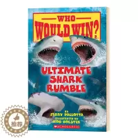[醉染正版]学乐猜猜谁会赢 鲨鱼 图解百科 Ultimate Shark Rumble Who Would Win? 英