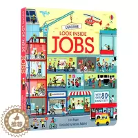 [醉染正版]看里面系列 揭秘职业 工作 Look Inside Jobs 英文原版儿童科普百科立体翻翻书 精装纸板书 英