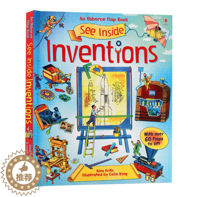 [醉染正版]尤斯伯恩看里面 发明 英文原版 Usborne See Inside Inventions 英文版儿童英语科