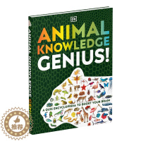 [醉染正版]英文原版 精装 DK Animal Knowledge Genius 动物知识百科 精装大开本 儿童科普读物
