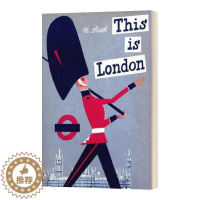 [醉染正版]THIS IS系列 这里是伦敦 精装 This Is London 米先生的世界旅游绘本 英文原版儿童科普百