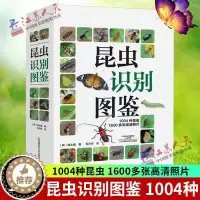 [醉染正版]正版 昆虫识别图鉴 1004种昆虫1600多张高清照片自然百科知识读物全书科普书韩永植动物昆虫图鉴识别辨