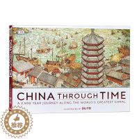 [醉染正版]China Through Time 穿越时空的中国历史之旅 跨越2500年运河历史关键时期转折点回顾 英
