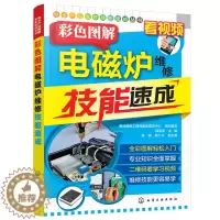 [醉染正版]视频教学教程 彩色图解电磁炉维修技能速成 电磁炉小家电家用电器维修资料大全书籍 电磁炉故障检测 电路图识读