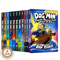 [醉染正版]神探狗狗Dog Man1-11精装 狗狗侦探漫画书 Dav Pilkey 儿童英语幽默漫画故事章节桥梁书 纽