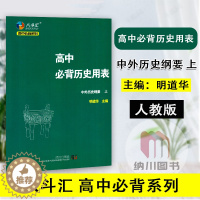 [醉染正版]2021版八斗汇高中必背历史用表中外历史纲要上册高一必修1第一册课时单元基础知识线索表解预习课后复习备考辅导