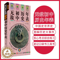 [醉染正版]无敌初中历史年表 历史大事年表 中国史世界史 中外历史 知识清单核心考点速记小手册 七八九年级中考历史复习资