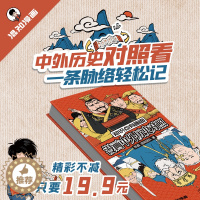 [醉染正版]正版 知识点有画面 漫画中外历史对照 半小时漫画中国史青春期作者混知陈磊著系列 中外历史年表 漫画版初