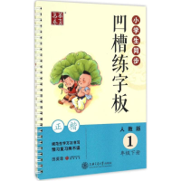 醉染图书小学生同步凹槽练字板9787313157430