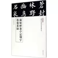 醉染图书苏轼醉翁亭记残字蔡襄茶录9787101104