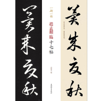 醉染图书赵孟頫临十七帖(一碑一帖)9787532653515