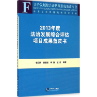 醉染图书2013年度法治发展综合评估项目成果蓝皮书9787513030359