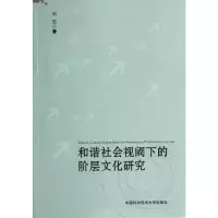 醉染图书和谐社会视阈下的阶层文化研究9787312033803
