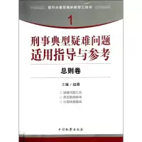 醉染图书刑事典型疑难问题适用指导与参考(总则卷)9787510208249