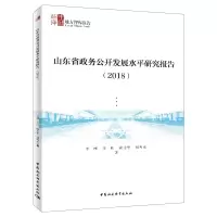 醉染图书山东省政务公开发展水平研究报告(2018)9787520346313