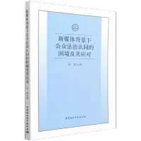醉染图书新媒体背景下公众法治认同的困境及其应对9787520390576