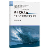 醉染图书煤与瓦斯突出冲击气流传播特征数值模拟9787564647421