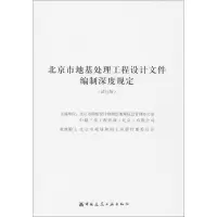 醉染图书北京市地基处理工程设计文件编制深度规定9787112221073
