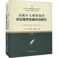 醉染图书未成年人刑事案件诉讼程序实施状况研究9787510227073