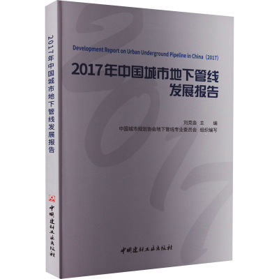 醉染图书2017年中国城市地下管线发展报告9787516024942