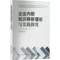 醉染图书企业内部知识转移理论与实践探究9787109301115