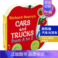 [正版]Richard Scarry's Cars and Trucks from A to Z 英文原版绘本读物字母书