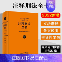 [正版] 2022新书 注释刑法全书 陈兴良 刘树德 王芳凯 刑法注释书 刑法注解 刑法工具书 刑法教科书 北京