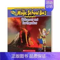 科普系列:火山和地球 [正版]英文原版神奇的校车系列全套自然拼读The Magic School Bus Phonics