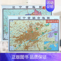 [正版]沈阳发货2023年全新版沈阳市地图挂图 辽宁省地图挂图 正反面印刷 精装1.4x1米详细到乡镇 含大连城区 交通