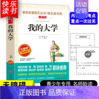 [五年级选读]我的大学 [正版]四大名著小学生版全套4册 西游记原著快乐读书吧五年级下册课外书阅读老师青少年儿童三国演义