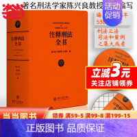 [正版] 书籍注释刑法全书 根据现行《刑法》条文体例逐条注释的大型法律专业工具书 陈兴良教授等著 北京大学出版社